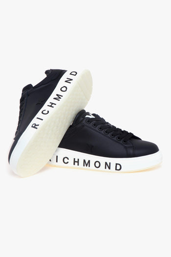 Sneaker Richmond X in pelle con lettering sul lato - 4