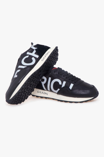 Sneaker Richmond X in pelle con maxi logo - 4