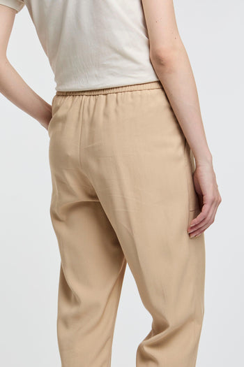 Pantalone in viscosa con elastico in vita - 6