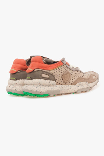 Sneaker "Chacrona Laser Premium" in pelle forata e camoscio - 3