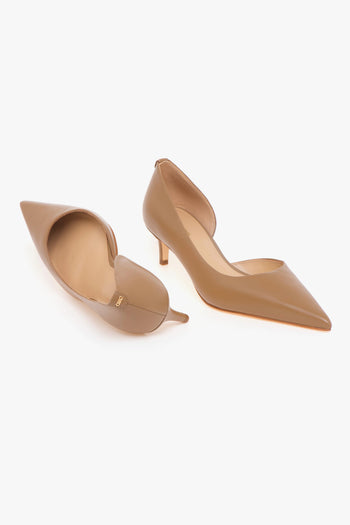 Decolletè "Elyse Kitten Pump" in pelle con scollo aperto e tacco 45 mm - 4