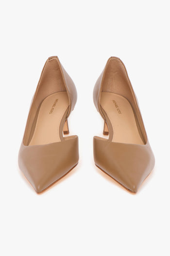 Decolletè "Elyse Kitten Pump" in pelle con scollo aperto e tacco 45 mm - 5