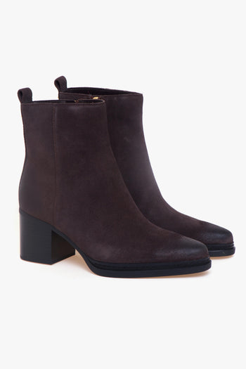 Tronchetto "Lex Bootie" in camoscio con tacco 60 mm - 2