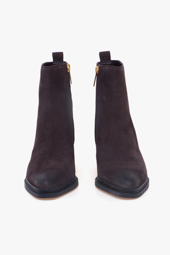 Tronchetto "Lex Bootie" in camoscio con tacco 60 mm - 5