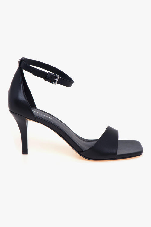 Sandalo "Jaida" in pelle con tacco 75 mm