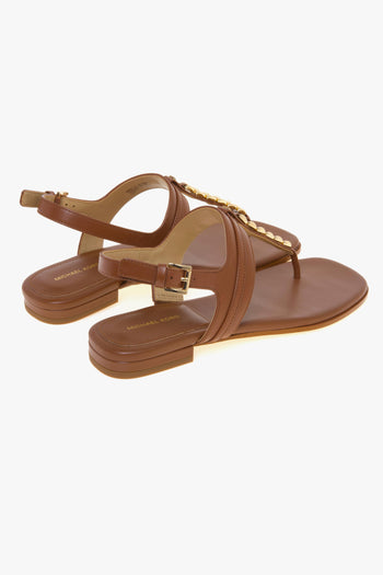 Sandalo flat infradito Marcia in pelle - 3
