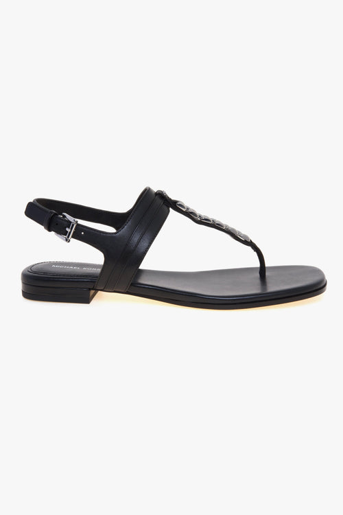 Sandalo flat infradito Marcia in pelle