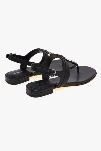 Sandalo flat infradito Marcia in pelle - 3
