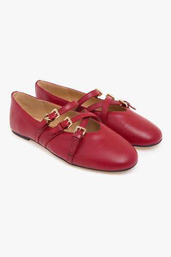 Ballerina Indie Flex in pelle con cinturini - 2