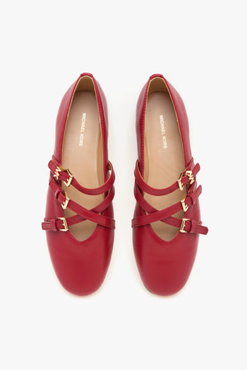 Ballerina Indie Flex in pelle con cinturini - 5