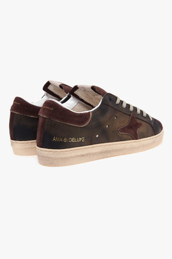 Sneaker SNK in pelle e camoscio - 3