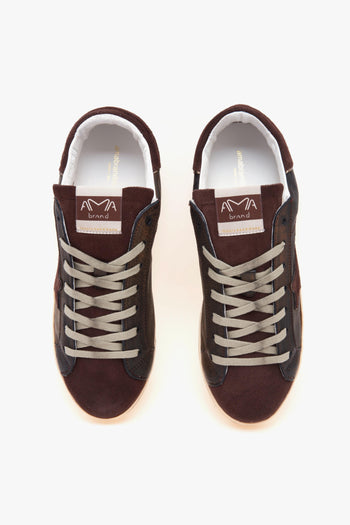 Sneaker SNK in pelle e camoscio - 5