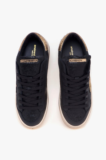 Sneaker basket "Slam" in pelle cracklè - 5