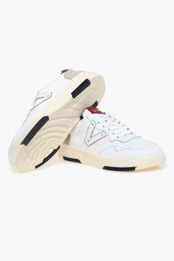 Sneaker basket in pelle e camoscio - 4