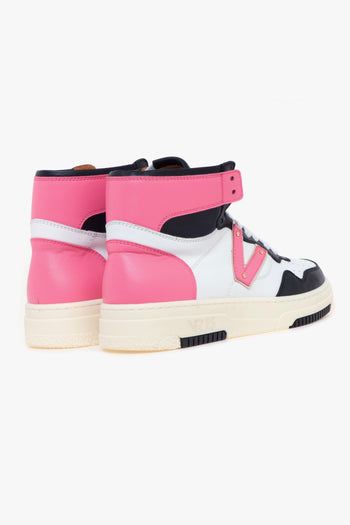 Sneaker basket alta in pelle - 3