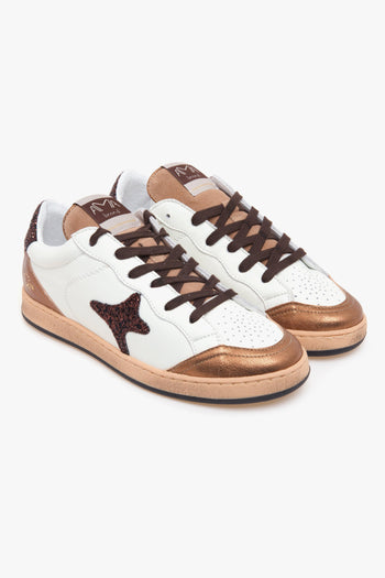Sneaker basket "Sun" in pelle - 2