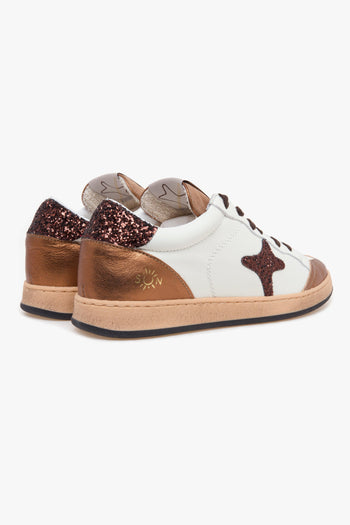 Sneaker basket "Sun" in pelle - 3