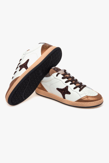 Sneaker basket "Sun" in pelle - 4