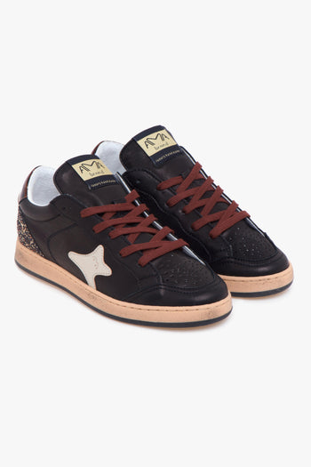 Sneaker basket "Sun" in pelle - 2