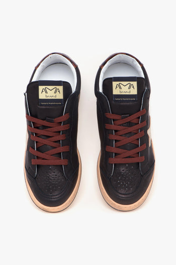 Sneaker basket "Sun" in pelle - 5