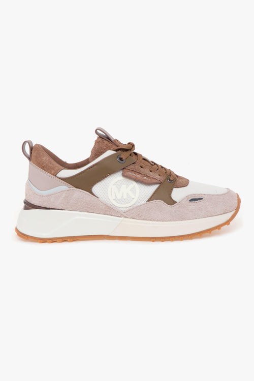 Sneaker Theo Trainer in camoscio e tessuto