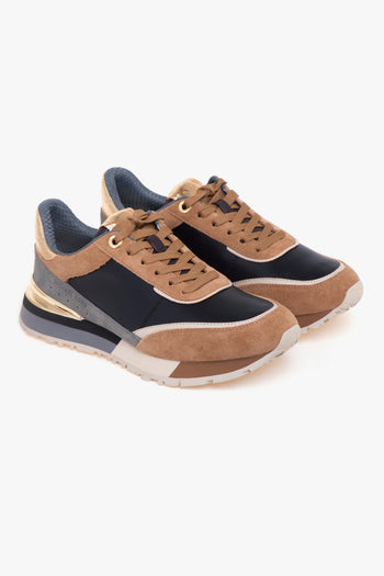 Sneaker "Nova Trainer" in camoscio e pelle - 2