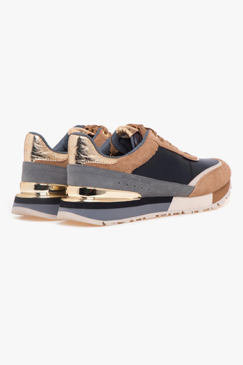 Sneaker "Nova Trainer" in camoscio e pelle - 3