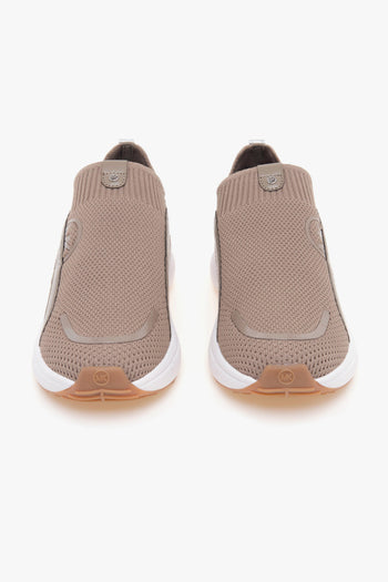 Sneaker Sami Knit Trainer in tessuto stretch e pelle - 5