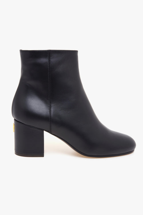 Tronchetto in pelle con tacco 60 mm