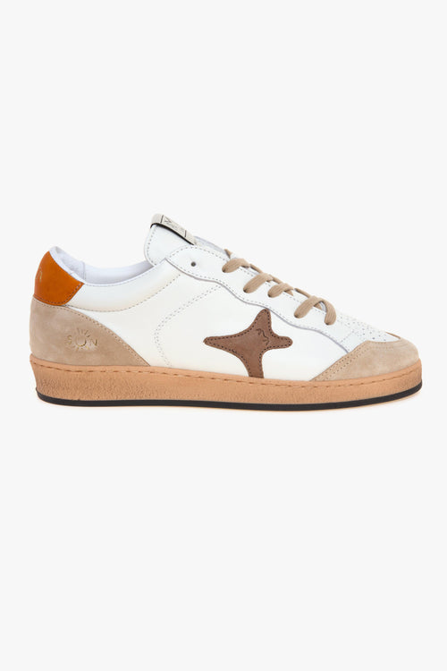 Sneaker modello Sun in pelle e camoscio