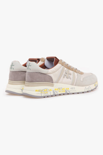 Sneaker Lander in camoscio e tessuto - 3