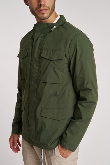 Field jacket in cotone effetto vintage - 4