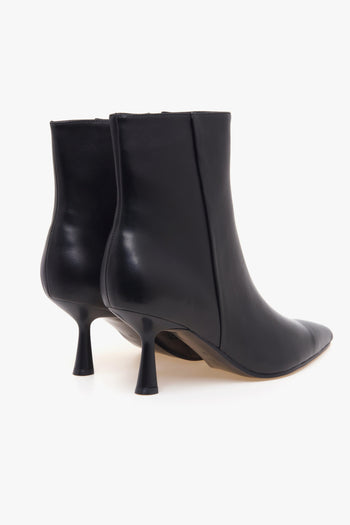 Tronchetto in pelle con tacco 70 mm - 3