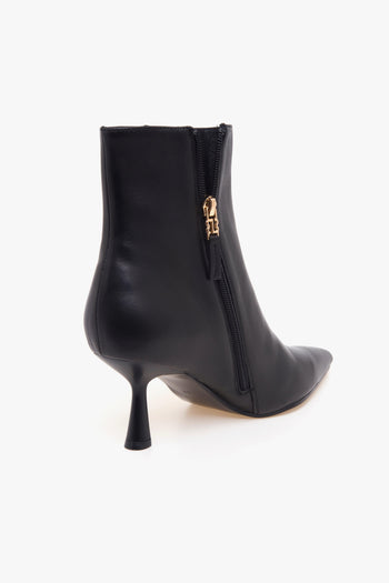 Tronchetto in pelle con tacco 70 mm - 4