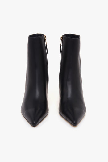 Tronchetto in pelle con tacco 70 mm - 5