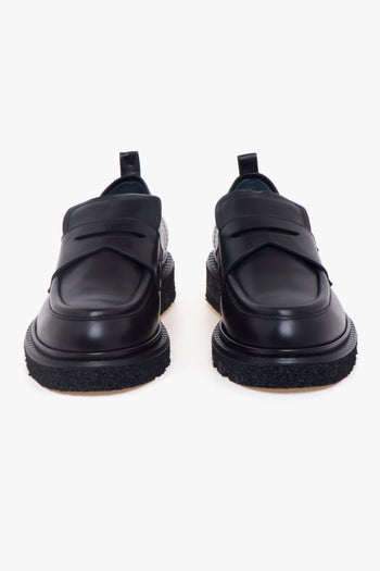 Mocassino in pelle Giuglielmo Rotta con suola in gomma - 5