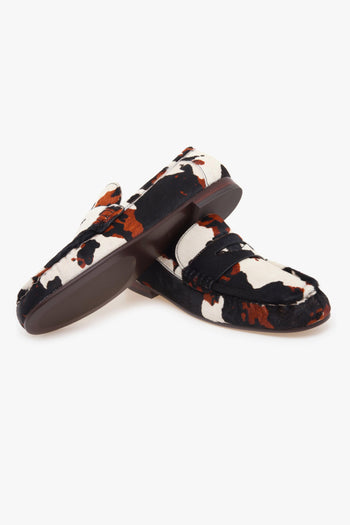 Mocassino in cavallino mucca - 4