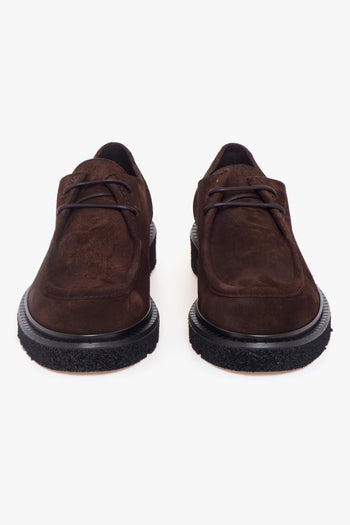 Stringata norvegese in camoscio - 5