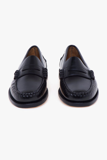 Mocassino Classic Dan in pelle spazzolata con suola in cuoio - 5