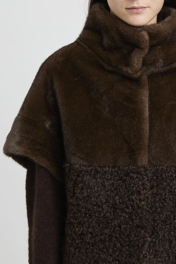 Ecopelliccia con manica corta - 7