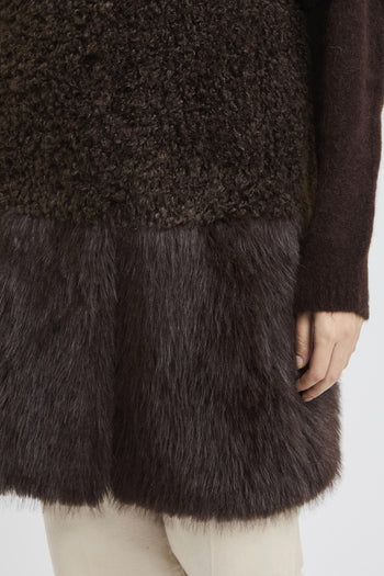 Ecopelliccia con manica corta - 8