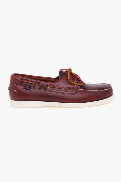 Mocassino da barca docksides Portland in pelle waxed