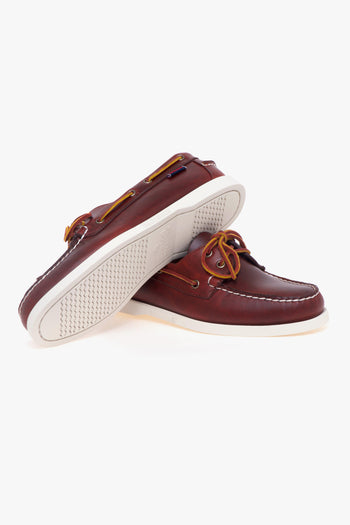 Mocassino da barca docksides Portland in pelle waxed - 4