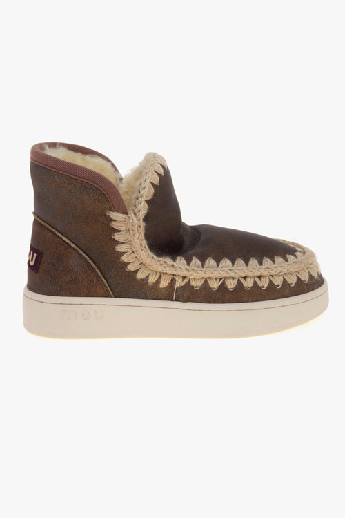 Stivaletto New Eskimo Sneaker in pelle speciale
