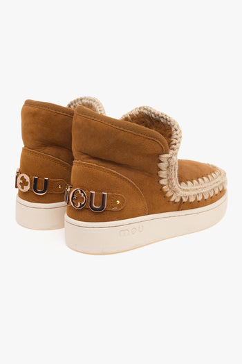 Stivaletto New Eskimo Sneaker in camoscio con logo in metallo - 3