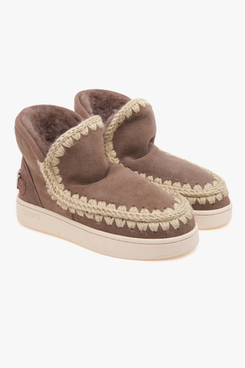 Stivaletto New Eskimo Sneaker in camoscio con logo in metallo - 2