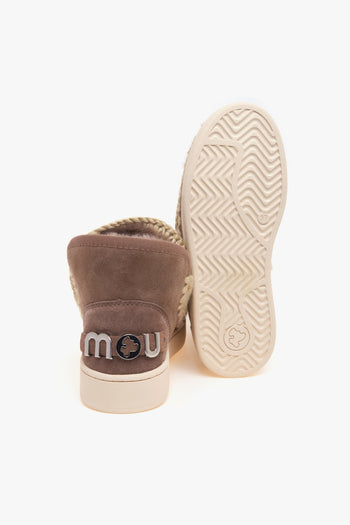 Stivaletto New Eskimo Sneaker in camoscio con logo in metallo - 4