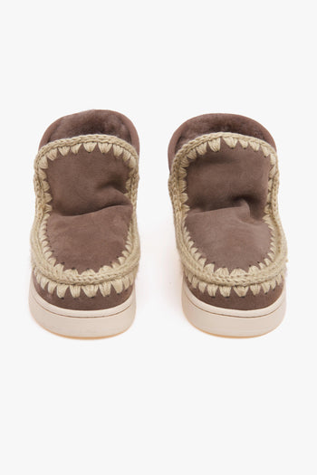 Stivaletto New Eskimo Sneaker in camoscio con logo in metallo - 5