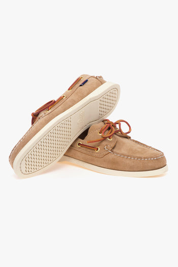 Mocassino da barca Portland artisan in camoscio - 4