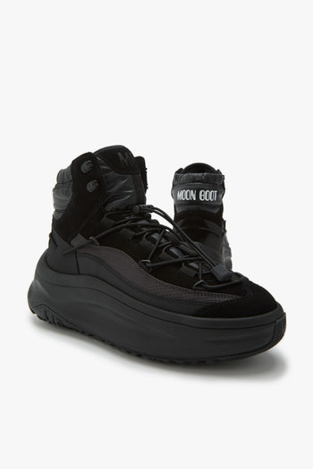 Sneaker MOON247 Xlace Mid in tessuto e camoscio - 4